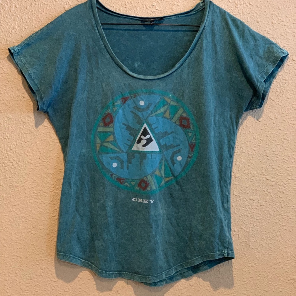 Obey girls graphic tee